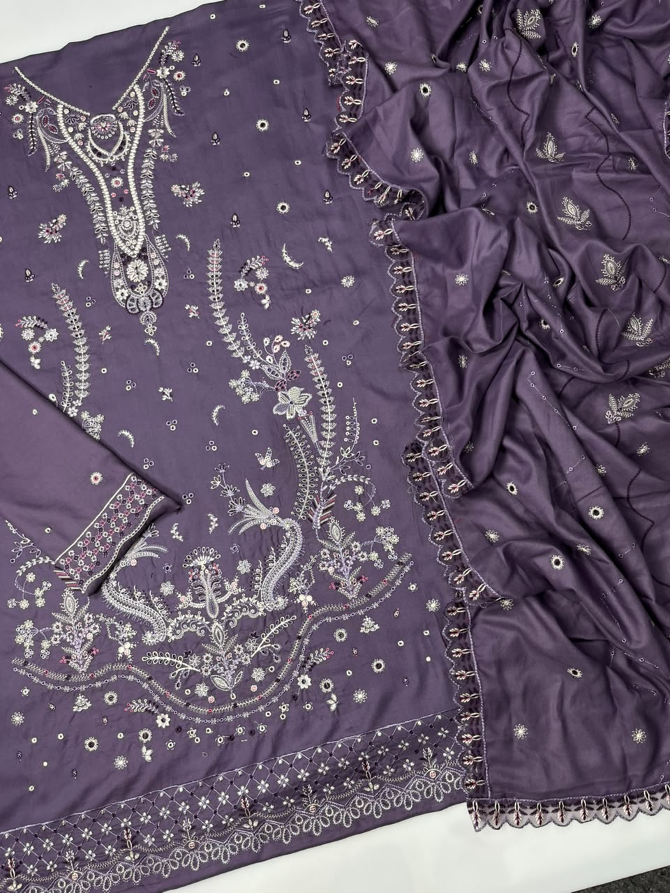 Gul Ahmed 248 Dhanak Unstitched 3-Piece Suit
