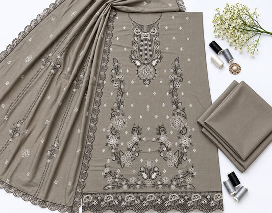 Asim Jofa 309 Dhanak Unstitched 3-Piece Suit