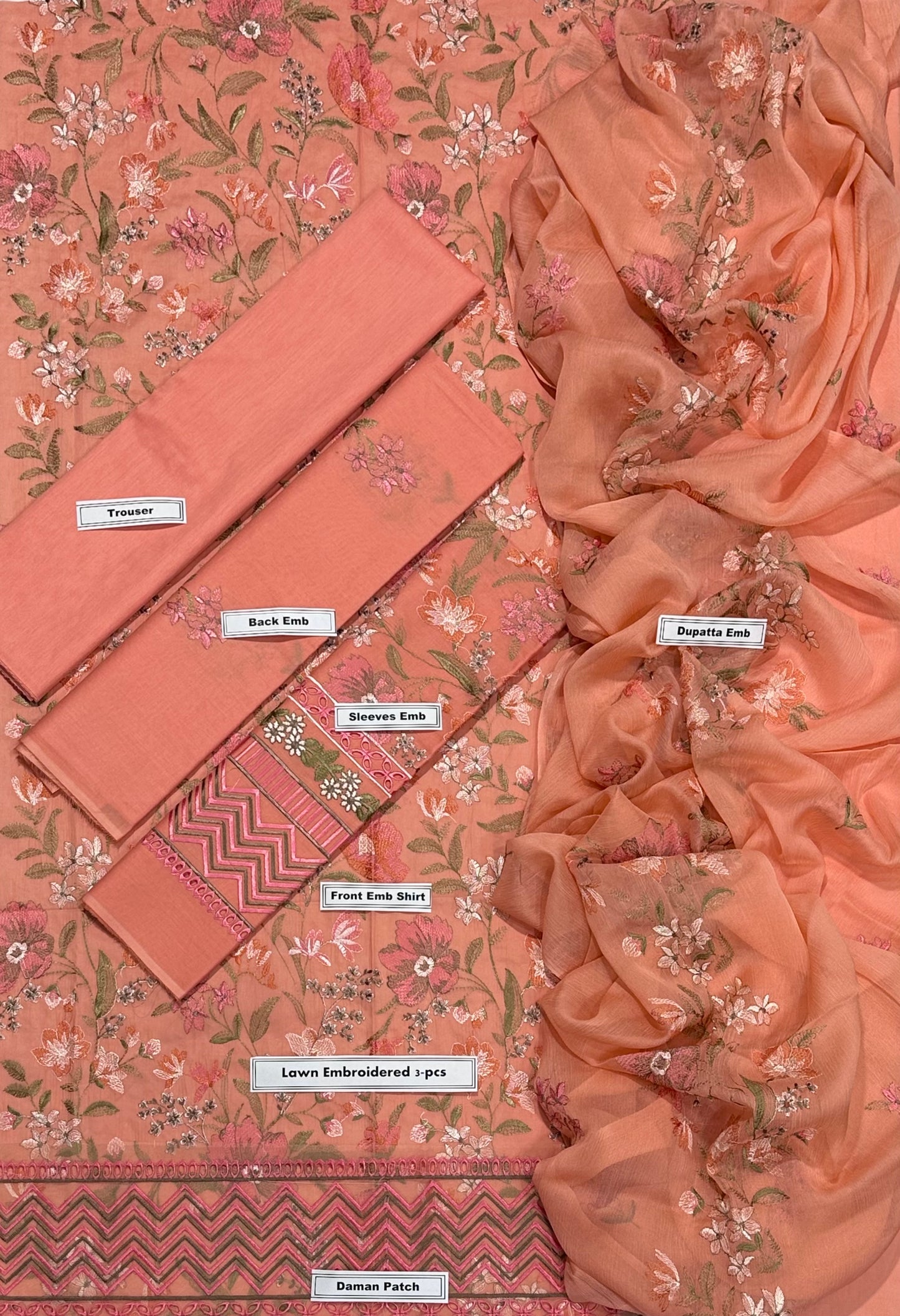 BAREEZE LAWN 3pc (#1554)