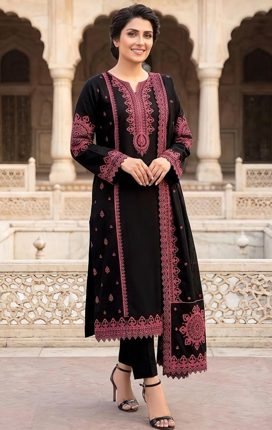 Maria B Winter Dhanak 3-Piece — 2165