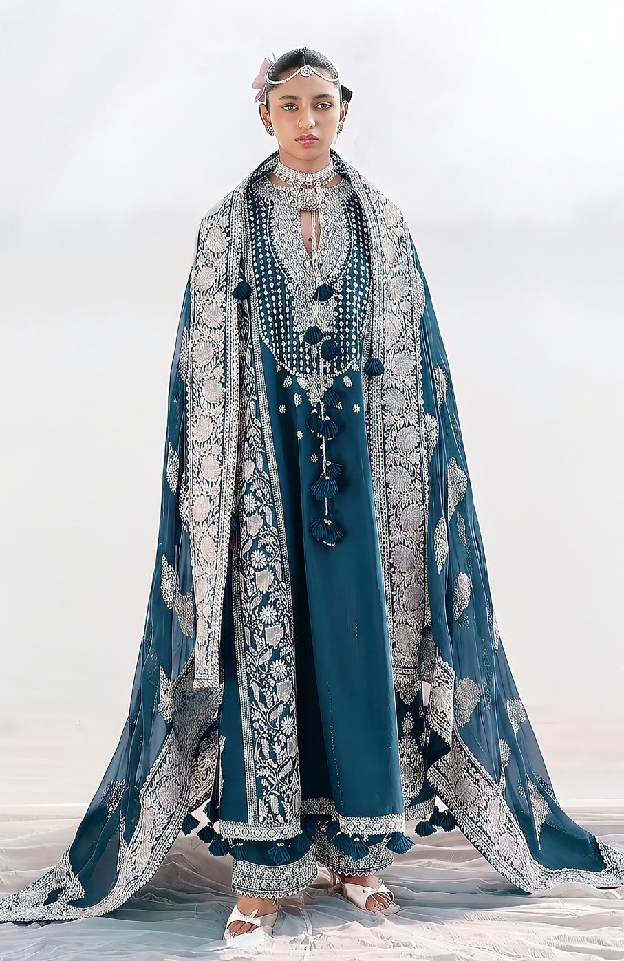 Hussain Rehar Summer Lawn 3-Piece — 2100