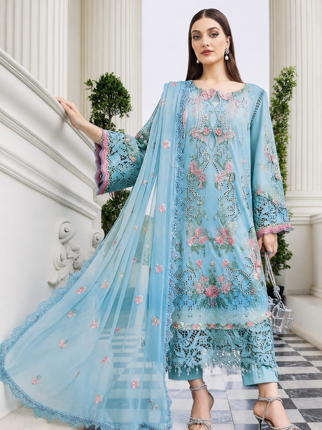 Maria B Summer Lawn 3-Piece — 2119