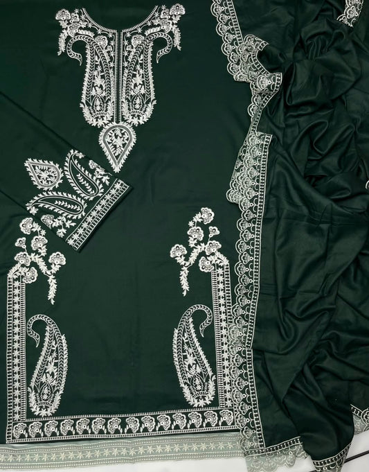 Zarqash Winter Dhanak 3-Piece — K-211