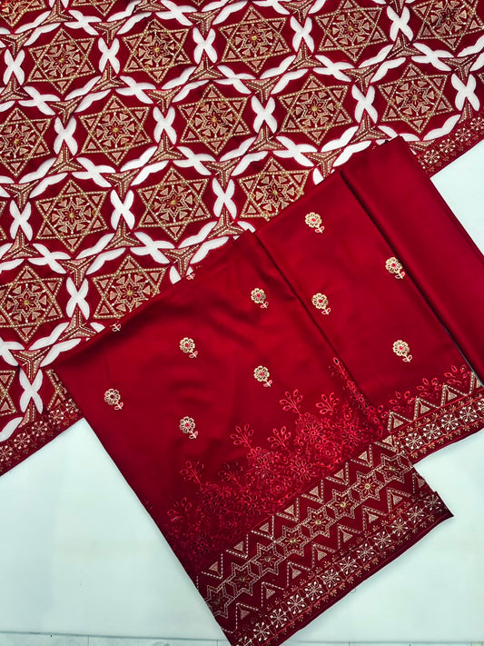 Bareeze Winter Dhanak 3-Piece — K-503