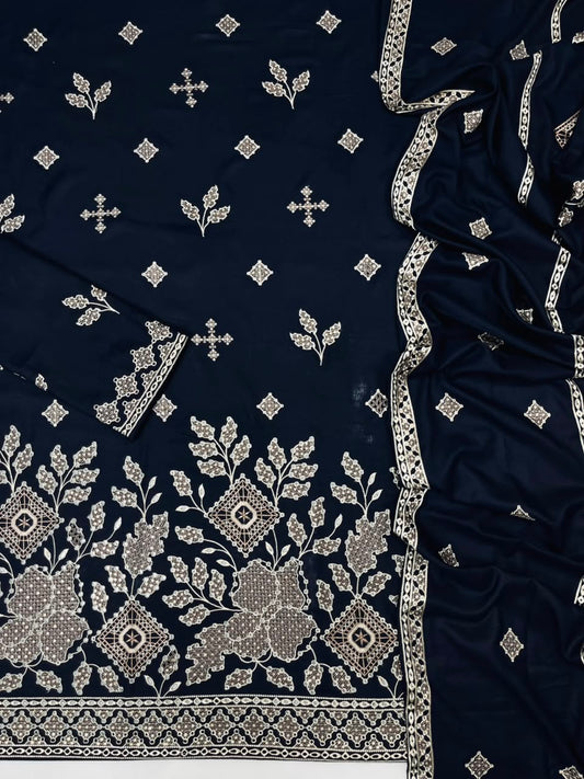 Iznik Winter Dhanak 3-Piece — K-206