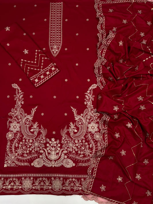 Charizma Winter Dhanak 3-Piece — K-218