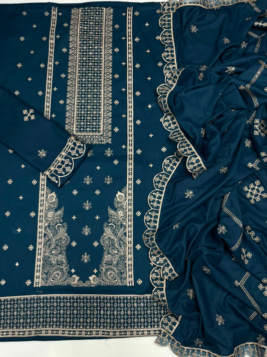 Bareeze Winter Dhanak 3-Piece — K-223