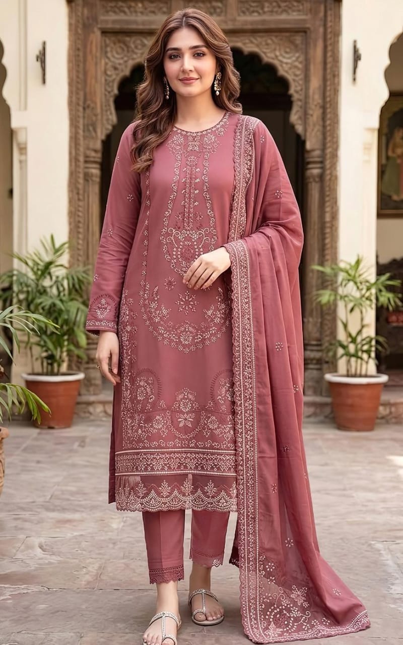 Maria B Unstitched Suit | Code 2196
