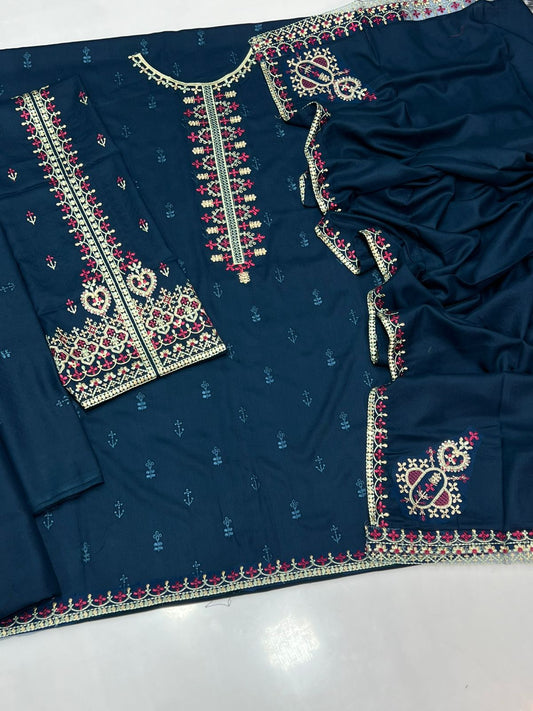 Maria B Winter Dhanak 3-Piece — 2148