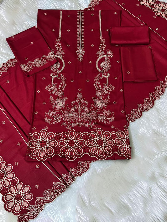Maria B Unstitched Suit | Code 2178