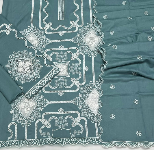 Hussain Rehar Unstitched Suit | Code 2201