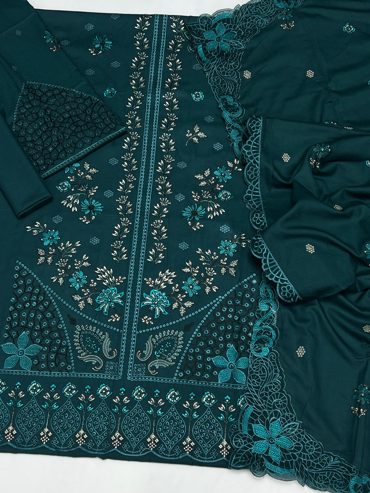 Maria B Unstitched Suit | Code 2183