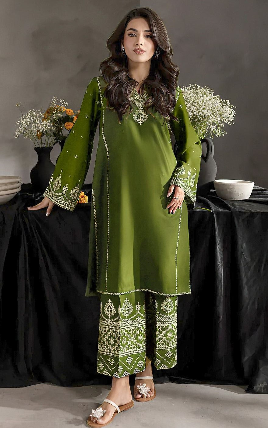 Umzay 2179 Dhanak Unstitched 2-Piece Suit