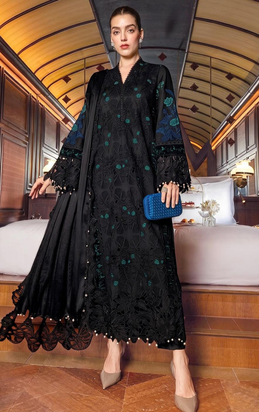 Maria B 2244 Dhanak Unstitched Suit