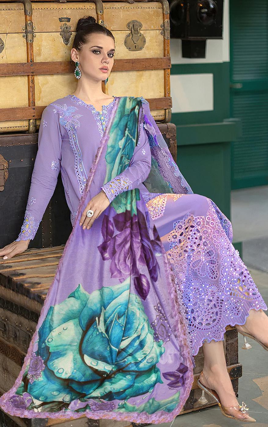 Mushq 2265 Dhanak Unstitched 3-Piece Suit