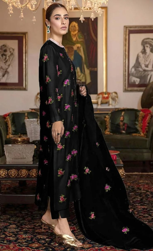 Zainab Chottani 2290 Silk Unstitched 3-Piece Suit