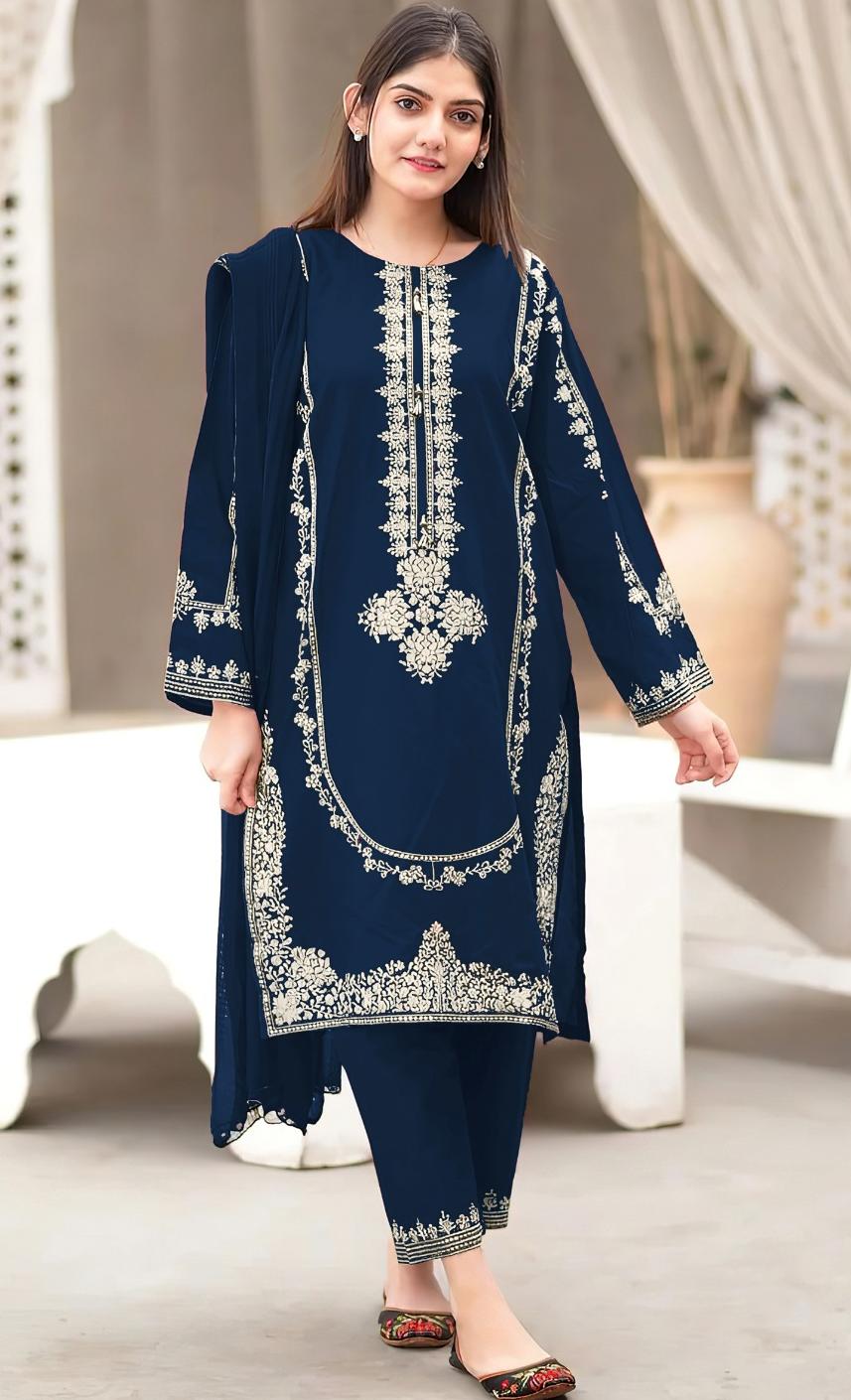 UMZAY 2299 Dhanak Unstitched 2-Piece Suit