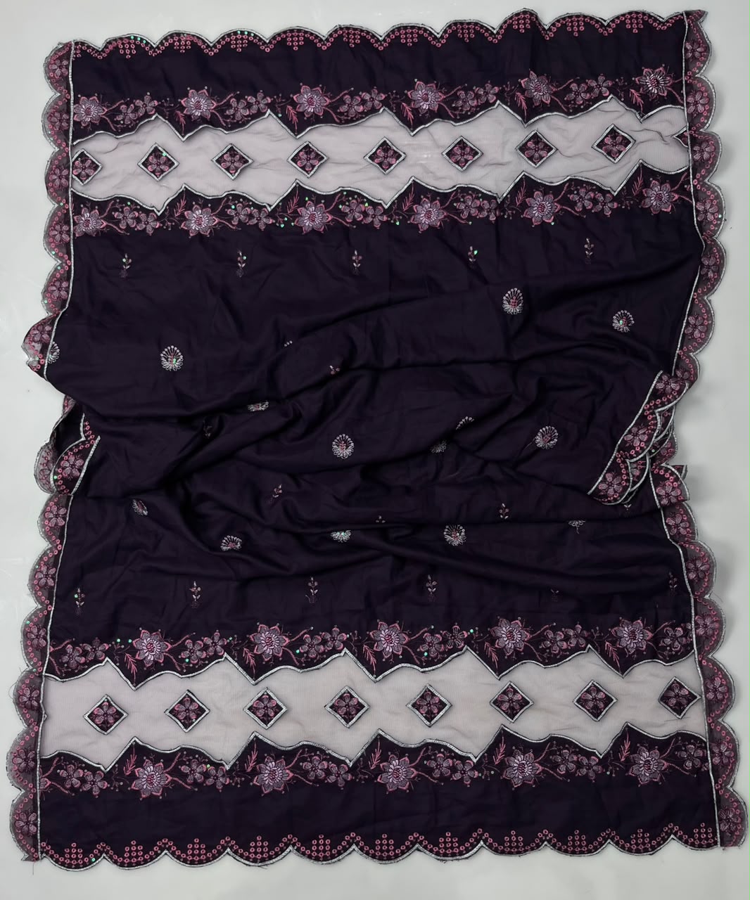 Ethnic 260 Dhanak Unstitched 3-Piece Suit