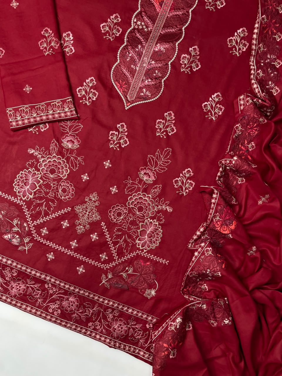 Asim Jofa 263 Dhanak Unstitched 3-Piece Suit