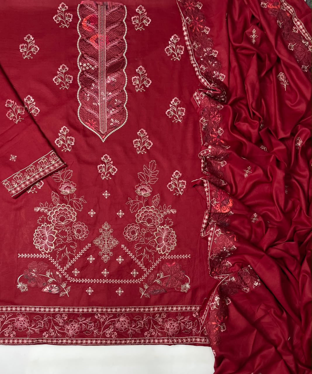 Asim Jofa 263 Dhanak Unstitched 3-Piece Suit