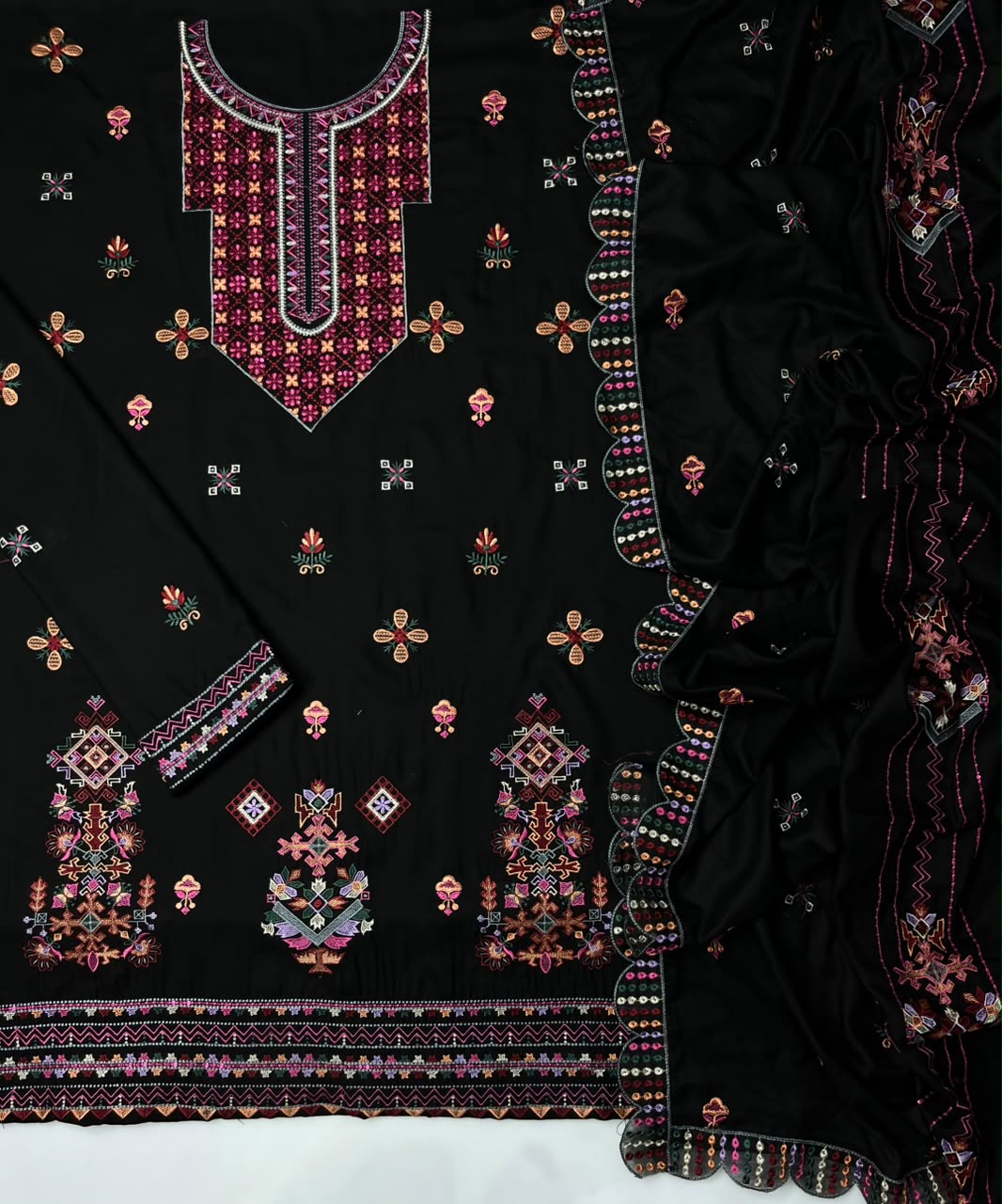 Hussain Rehar 273 Dhanak Unstitched 3-Piece Suit