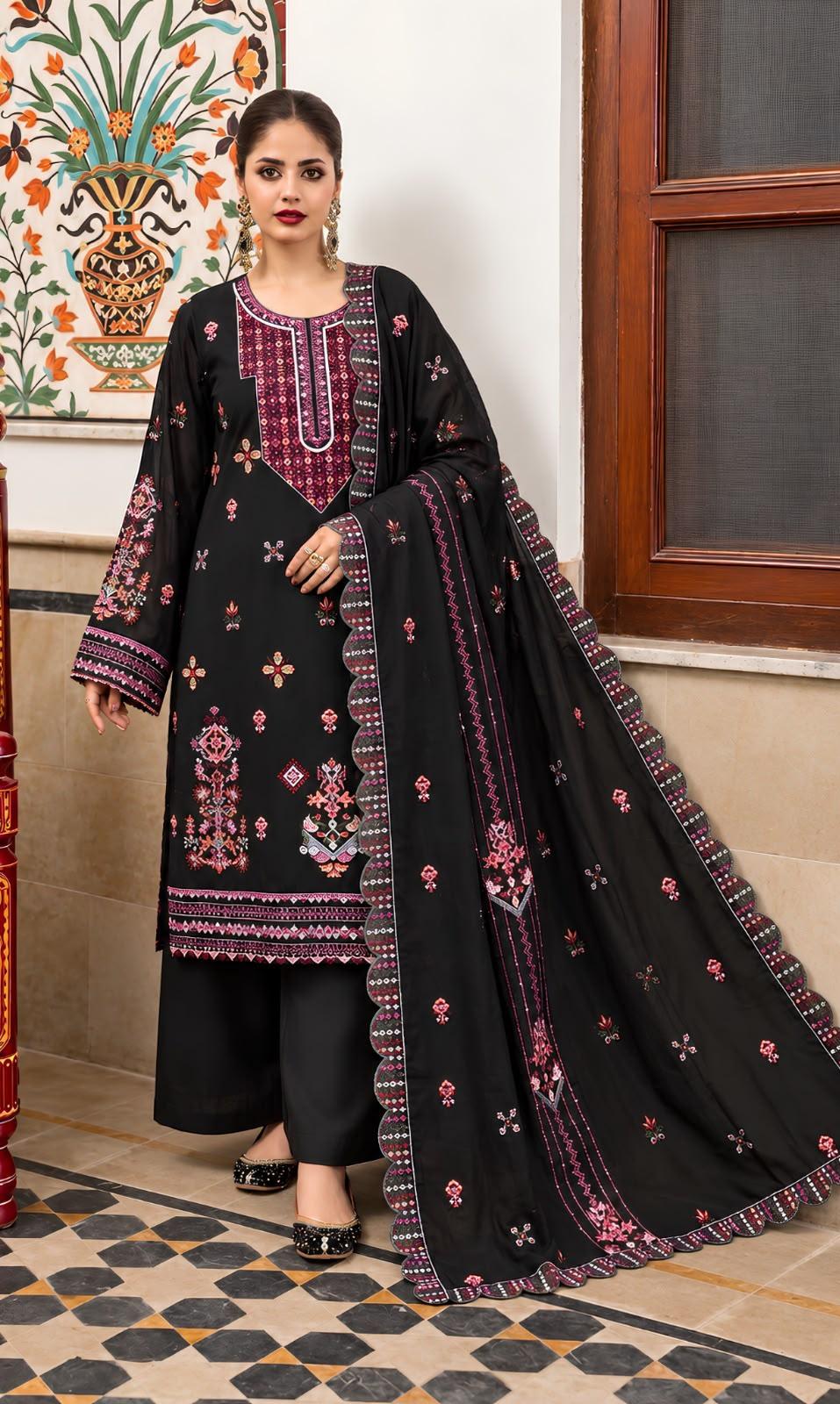 Hussain Rehar 273 Dhanak Unstitched 3-Piece Suit