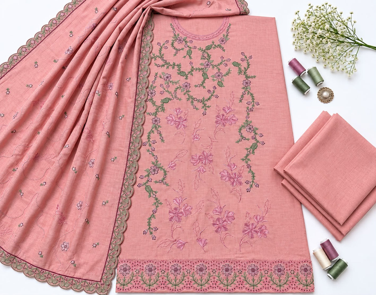 Rang Rasiya 307 Dhanak Unstitched 3-Piece Suit