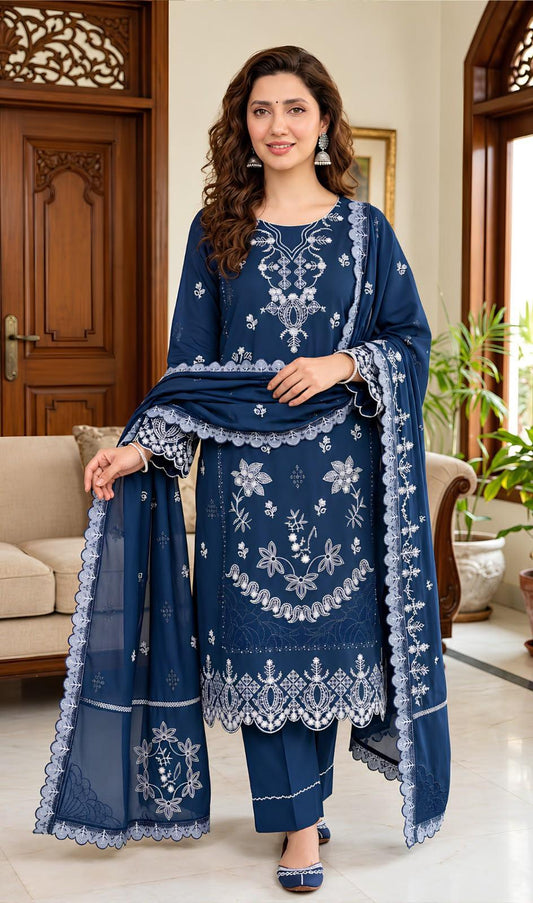 Asim Jofa 294 Dhanak Unstitched 3-Piece Suit