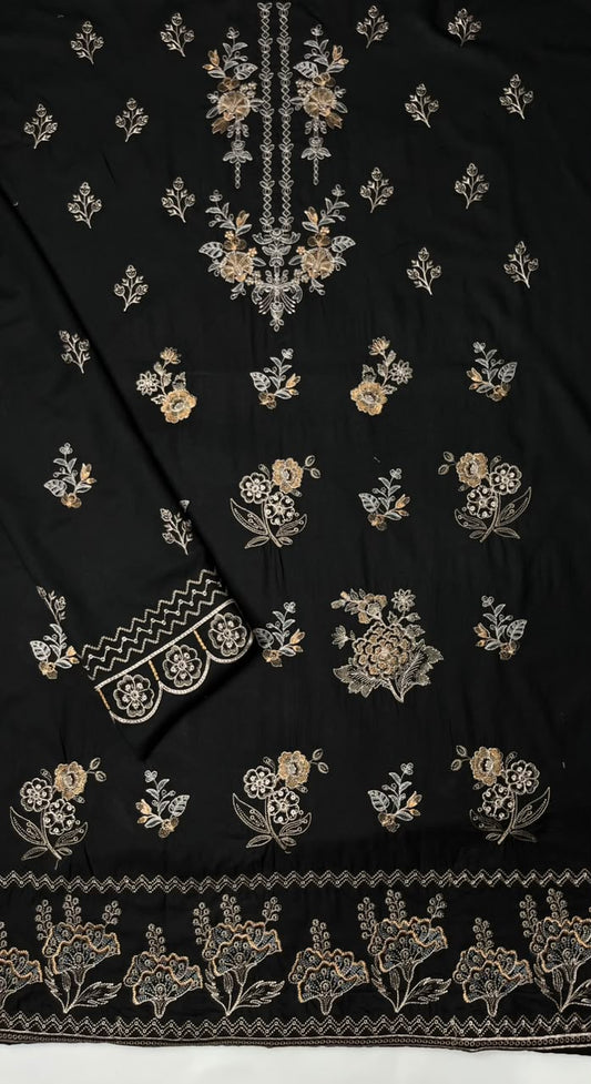 Charizma 607 Dhanak Unstitched 3-Piece Suit