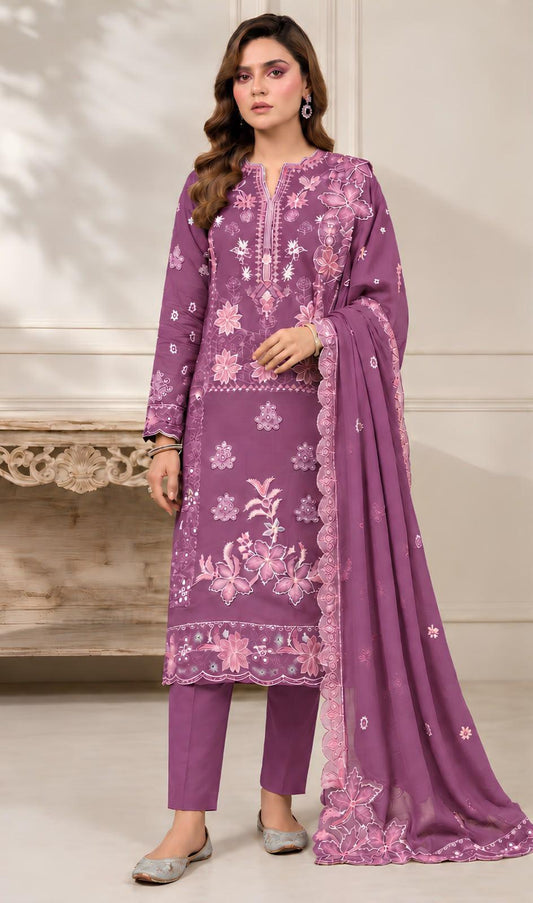 Asim Jofa 203 Unstitched Suit