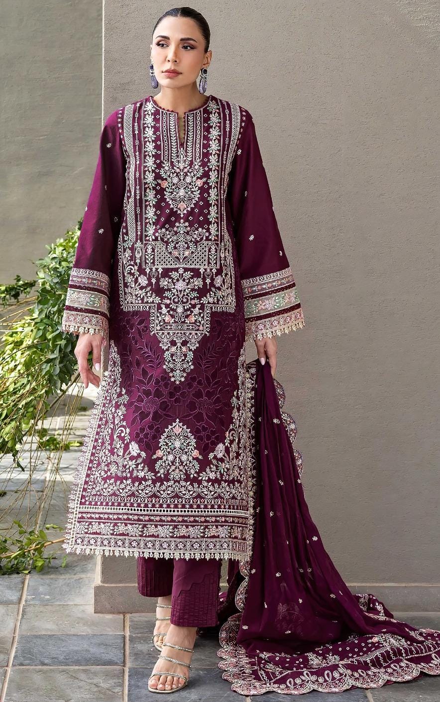 Akbar Aslam Unstitched Suit | Code 2246