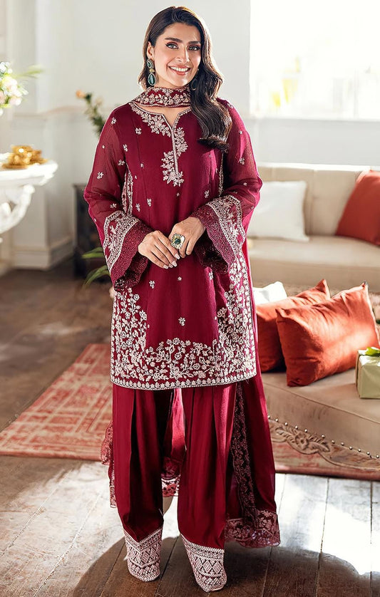 Azure Winter Dhanak 3-Piece — 2142