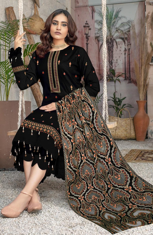 Bareeze Winter Dhanak 3-Piece — 2137