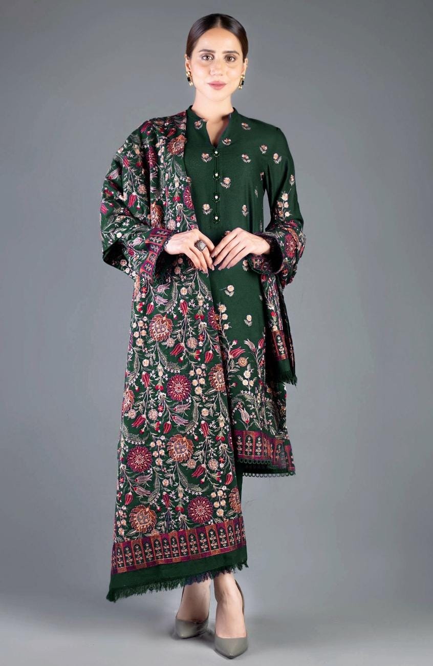 Bareeze Winter Dhanak 3-Piece — 2141