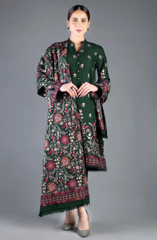 Bareeze Winter Dhanak 3-Piece — 2141
