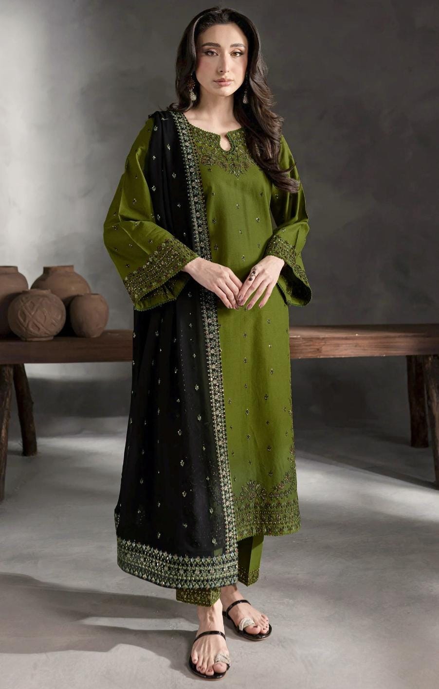 Batik Winter Dhanak 3-Piece — 2143