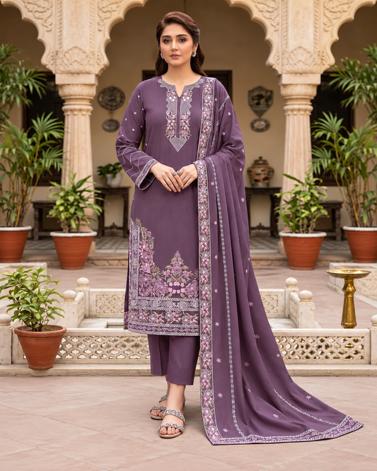 Maria B Unstitched Suit | Code 2204