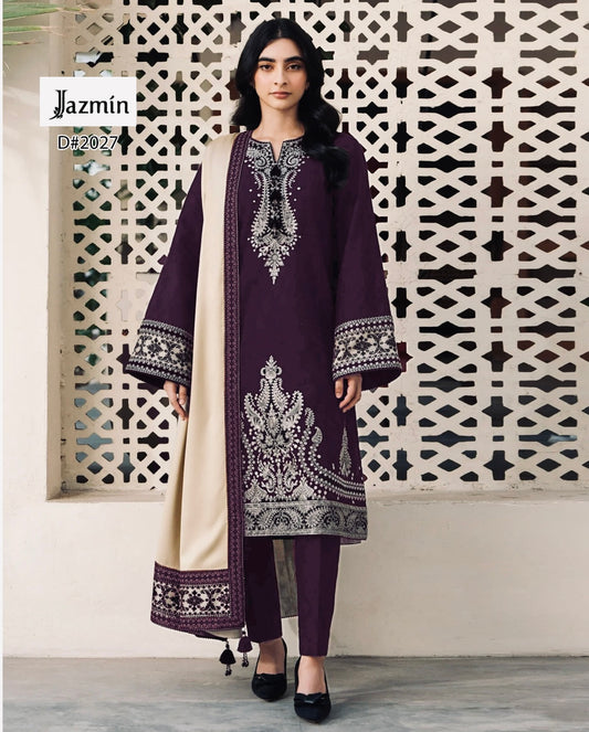 Jazmin Dhanak 3PC #2027 PURPLE