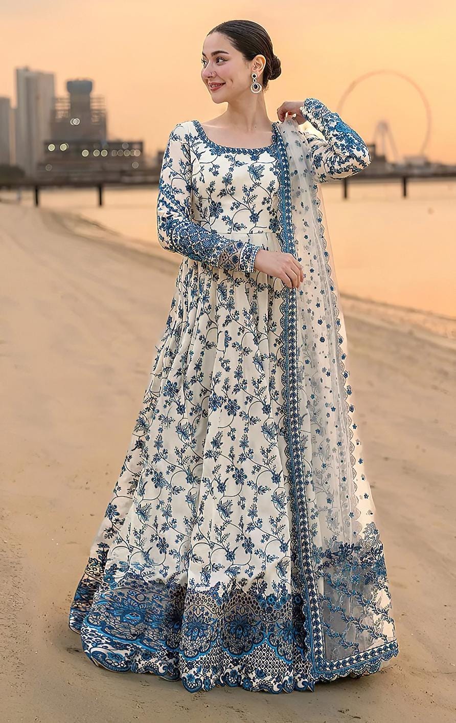 Faiza Saqlain Winter Dhanak 3-Piece — 2160
