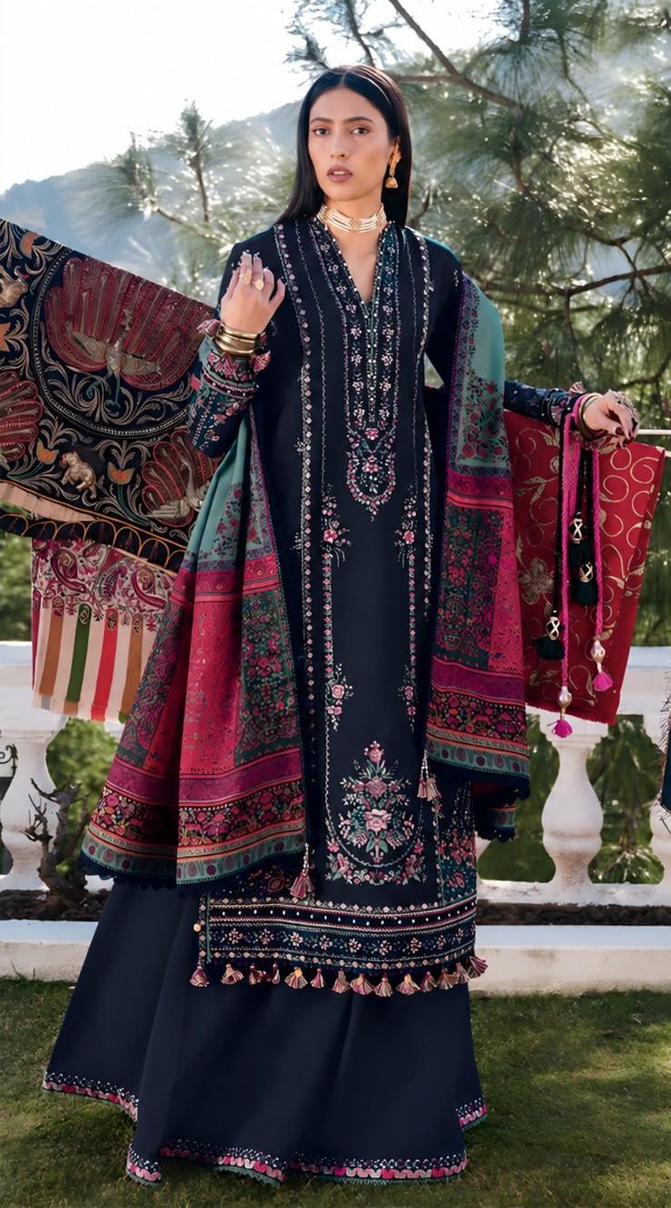 Hussain Rehar 717 Unstitched Suit