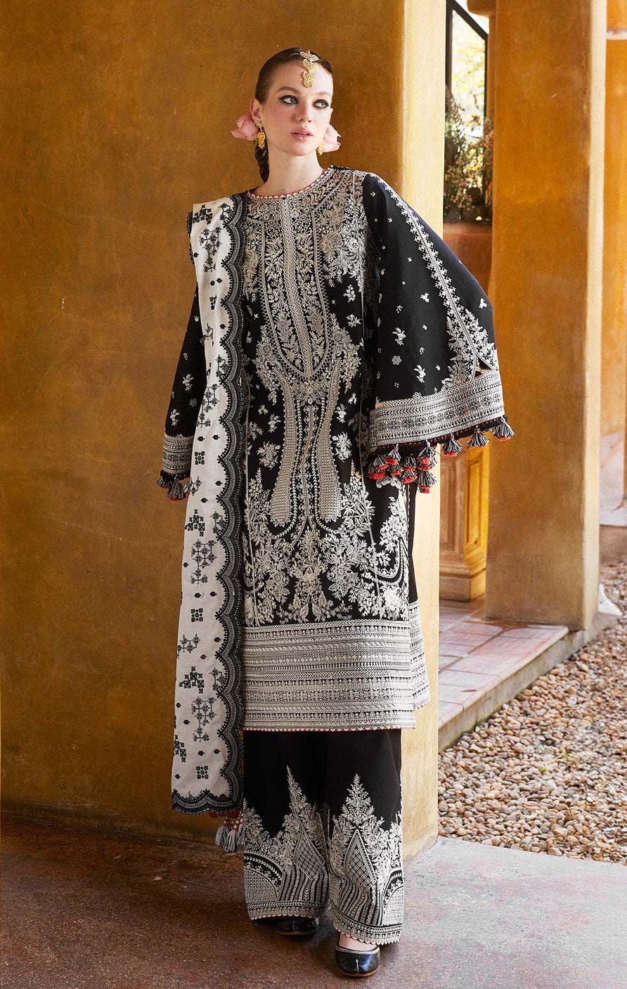 Hussain Rehar Winter Dhanak 3-Piece — 2167