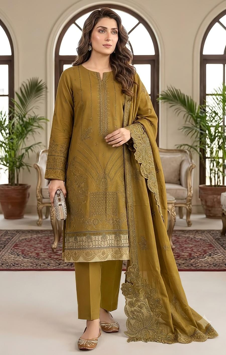 Maria B Winter Dhanak 3-Piece — 2147