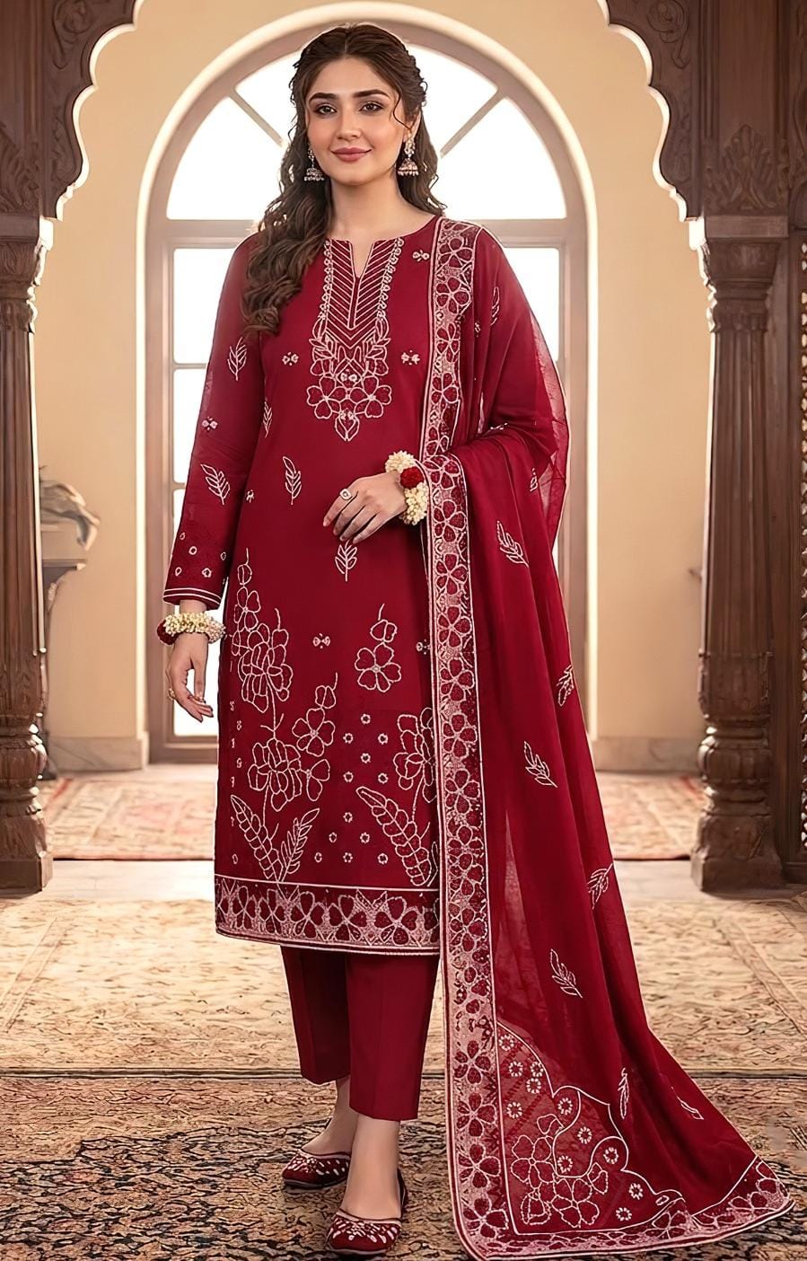 Maria B Winter Dhanak 3-Piece — 2144
