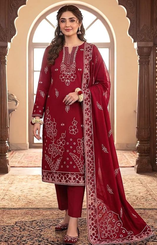 Maria B Winter Dhanak 3-Piece — 2144