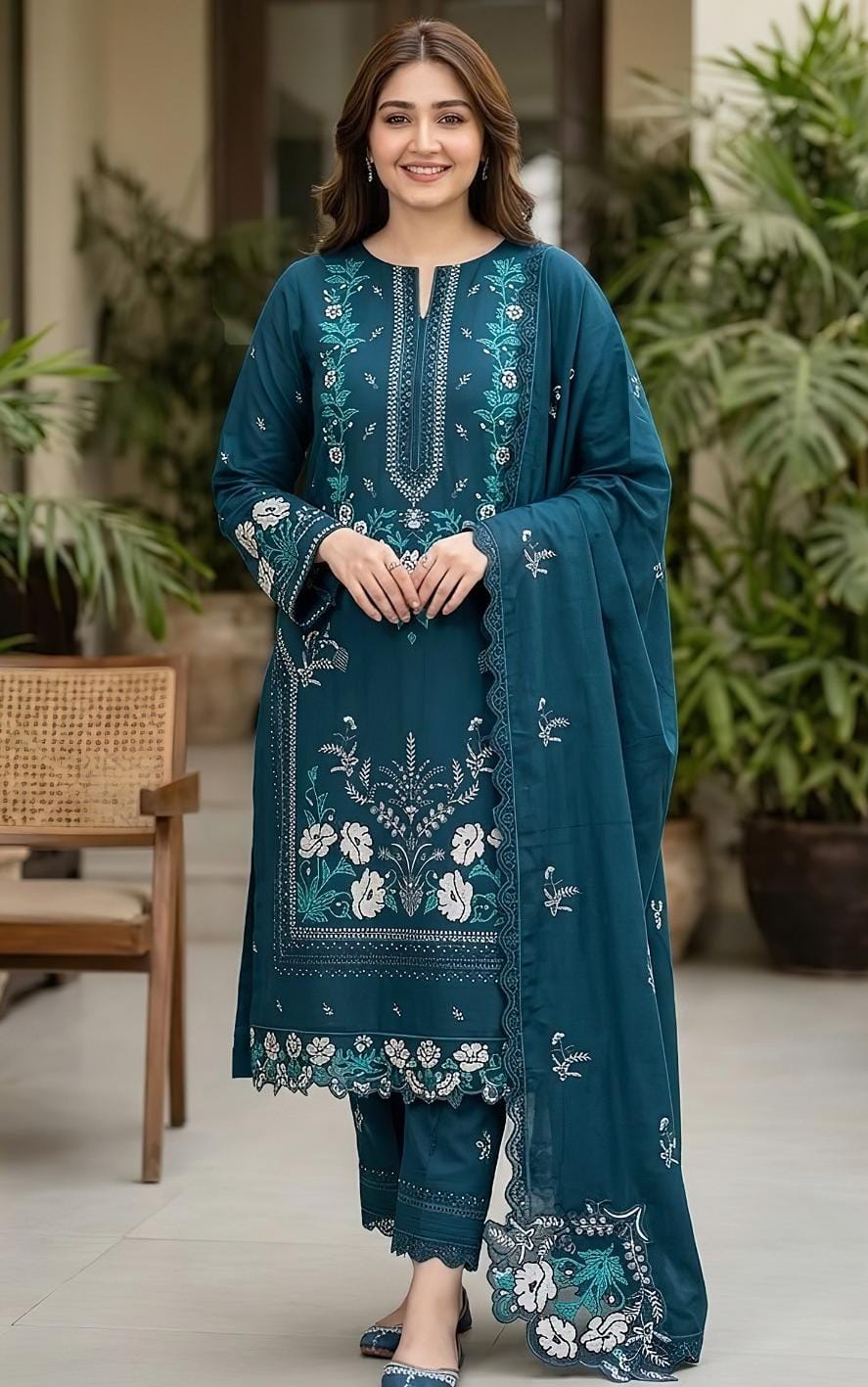Maria B Winter Dhanak 3-Piece — 2145