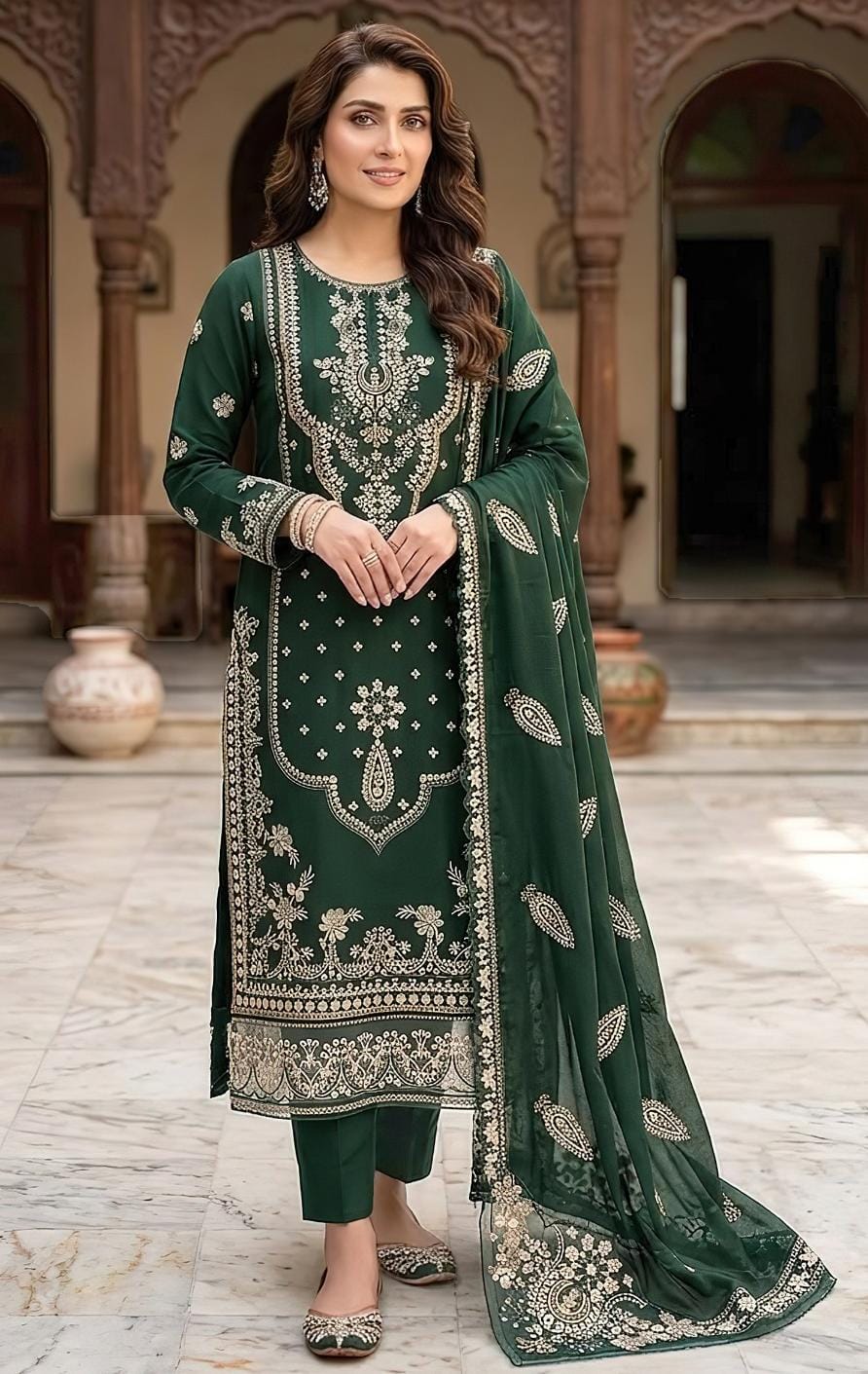 Maria B Winter Dhanak 3-Piece — 2146