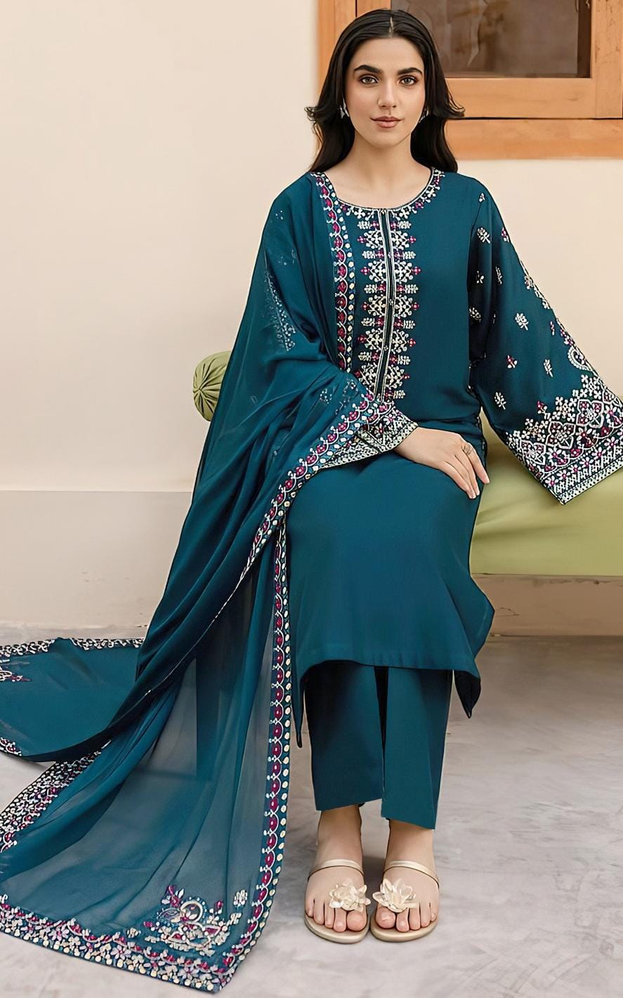 Maria B Winter Dhanak 3-Piece — 2148
