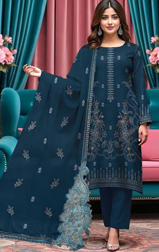 Maria B Winter Dhanak 3-Piece — 2158