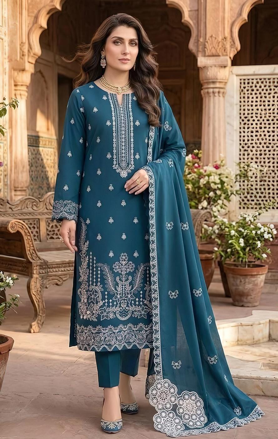 Maria B Winter Dhanak 3-Piece — 2164