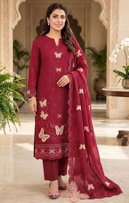 Maria B Winter Dhanak 3-Piece — 2174